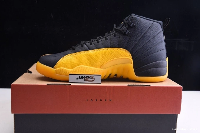 Rep Black 130690-070 Jordan Retro Gold University 12 Air 0719